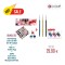 Bundle 62 | Nail Painting Color Gel 8ml Σετ 36 τεμάχια & Nail art πινέλα 3τμχ & ΔΩΡΟ Ηλεκτρονικό Ρολόι - EZRA