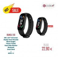 Bundle 90|1+1 M6 1.56  Smart Band- Μαύρο