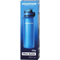 Aquaphor City Filter Bottle με Στόμιο και Φίλτρο 500ml Μπλε
