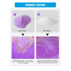 Crystal Jelly Spa Kit με scrub αλατιού 100gr Beacysw