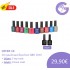 OFFER 10 | 10 ημιμόνιμα βερνίκια νυχιών QBD 10ml + δώρο 1 top coat + 1 base coat