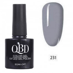 Επαγγελματικό Ημιμόνιμο Βερνίκι QBD Color Gel UV LED GEL POLISH SHELLAC SOAK-OFF 10ML - 231