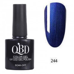 Επαγγελματικό Ημιμόνιμο Βερνίκι QBD Color Gel UV LED GEL POLISH SHELLAC SOAK-OFF 10ML - 244