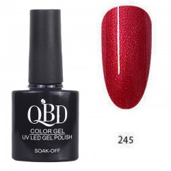 Επαγγελματικό Ημιμόνιμο Βερνίκι QBD Color Gel UV LED GEL POLISH SHELLAC SOAK-OFF 10ML - 245