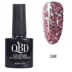 Επαγγελματικό Ημιμόνιμο Βερνίκι QBD Color Gel UV LED GEL POLISH SHELLAC SOAK-OFF 10ML - 249