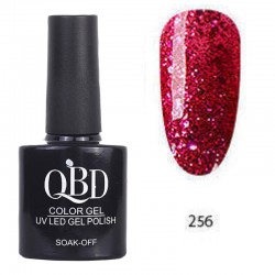 Επαγγελματικό Ημιμόνιμο Βερνίκι QBD Color Gel UV LED GEL POLISH SHELLAC SOAK-OFF 10ML - 256