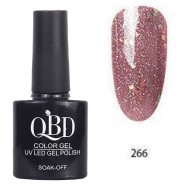 Επαγγελματικό Ημιμόνιμο Βερνίκι QBD Color Gel UV LED GEL POLISH SHELLAC SOAK-OFF 10ML - 266