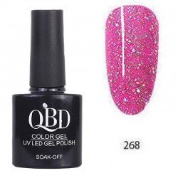 Επαγγελματικό Ημιμόνιμο Βερνίκι QBD Color Gel UV LED GEL POLISH SHELLAC SOAK-OFF 10ML - 268