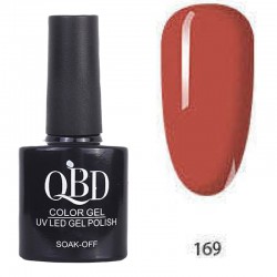 Επαγγελματικό Ημιμόνιμο Βερνίκι QBD Color Gel UV LED GEL POLISH SHELLAC SOAK-OFF 10ML - 169