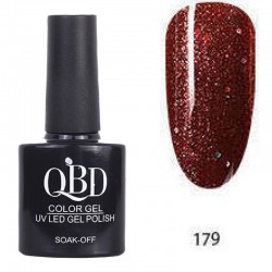 Επαγγελματικό Ημιμόνιμο Βερνίκι QBD Color Gel UV LED GEL POLISH SHELLAC SOAK-OFF 10ML - 179