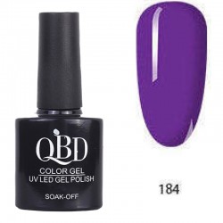 Επαγγελματικό Ημιμόνιμο Βερνίκι QBD Color Gel UV LED GEL POLISH SHELLAC SOAK-OFF 10ML - 184