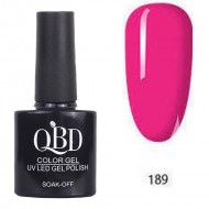 Επαγγελματικό Ημιμόνιμο Βερνίκι QBD Color Gel UV LED GEL POLISH SHELLAC SOAK-OFF 10ML - 189