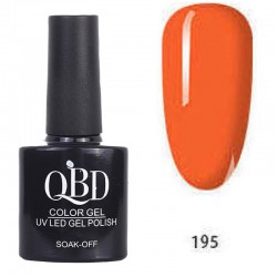 Επαγγελματικό Ημιμόνιμο Βερνίκι QBD Color Gel UV LED GEL POLISH SHELLAC SOAK-OFF 10ML - 195