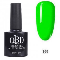 Επαγγελματικό Ημιμόνιμο Βερνίκι QBD Color Gel UV LED GEL POLISH SHELLAC SOAK-OFF 10ML - 199