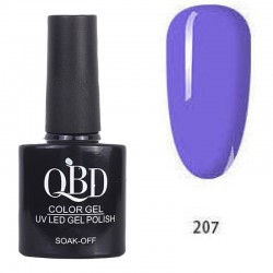 Επαγγελματικό Ημιμόνιμο Βερνίκι QBD Color Gel UV LED GEL POLISH SHELLAC SOAK-OFF 10ML - 207