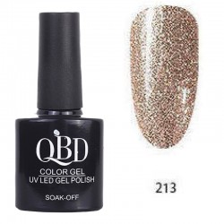 Επαγγελματικό Ημιμόνιμο Βερνίκι QBD Color Gel UV LED GEL POLISH SHELLAC SOAK-OFF 10ML - 213