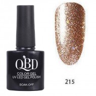 Επαγγελματικό Ημιμόνιμο Βερνίκι QBD Color Gel UV LED GEL POLISH SHELLAC SOAK-OFF 10ML - 215