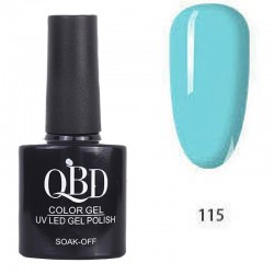 Επαγγελματικό Ημιμόνιμο Βερνίκι QBD Color Gel UV LED GEL POLISH SHELLAC SOAK-OFF 10ML - 115