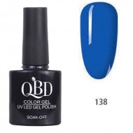 Επαγγελματικό Ημιμόνιμο Βερνίκι QBD Color Gel UV LED GEL POLISH SHELLAC SOAK-OFF 10ML - 138