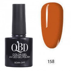 Επαγγελματικό Ημιμόνιμο Βερνίκι QBD Color Gel UV LED GEL POLISH SHELLAC SOAK-OFF 10ML - 158