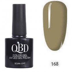 Επαγγελματικό Ημιμόνιμο Βερνίκι QBD Color Gel UV LED GEL POLISH SHELLAC SOAK-OFF 10ML - 168