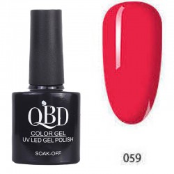 Επαγγελματικό Ημιμόνιμο Βερνίκι QBD Color Gel UV LED GEL POLISH SHELLAC SOAK-OFF 10ML - 059