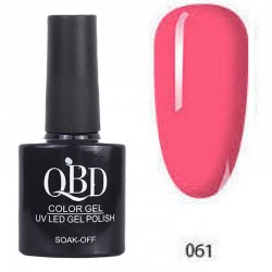 Επαγγελματικό Ημιμόνιμο Βερνίκι QBD Color Gel UV LED GEL POLISH SHELLAC SOAK-OFF 10ML - 061