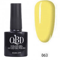 Επαγγελματικό Ημιμόνιμο Βερνίκι QBD Color Gel UV LED GEL POLISH SHELLAC SOAK-OFF 10ML - 063