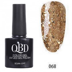 Επαγγελματικό Ημιμόνιμο Βερνίκι QBD Color Gel UV LED GEL POLISH SHELLAC SOAK-OFF 10ML - 068