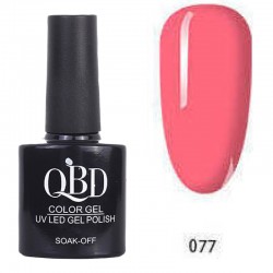 Επαγγελματικό Ημιμόνιμο Βερνίκι QBD Color Gel UV LED GEL POLISH SHELLAC SOAK-OFF 10ML - 077