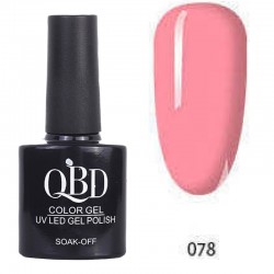 Επαγγελματικό Ημιμόνιμο Βερνίκι QBD Color Gel UV LED GEL POLISH SHELLAC SOAK-OFF 10ML - 078