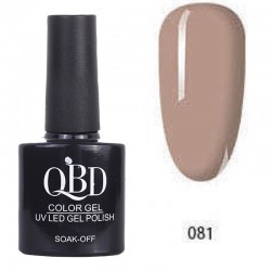 Επαγγελματικό Ημιμόνιμο Βερνίκι QBD Color Gel UV LED GEL POLISH SHELLAC SOAK-OFF 10ML - 081