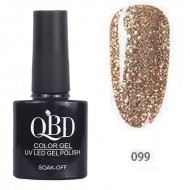 Επαγγελματικό Ημιμόνιμο Βερνίκι QBD Color Gel UV LED GEL POLISH SHELLAC SOAK-OFF 10ML - 099