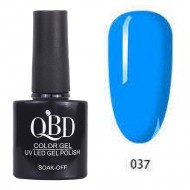 Επαγγελματικό Ημιμόνιμο Βερνίκι QBD Color Gel UV LED GEL POLISH SHELLAC SOAK-OFF 10ML - 037