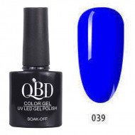 Επαγγελματικό Ημιμόνιμο Βερνίκι QBD Color Gel UV LED GEL POLISH SHELLAC SOAK-OFF 10ML - 039