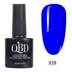 Επαγγελματικό Ημιμόνιμο Βερνίκι QBD Color Gel UV LED GEL POLISH SHELLAC SOAK-OFF 10ML - 039