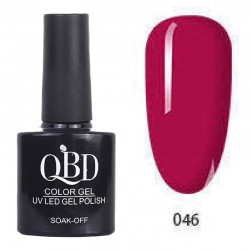 Επαγγελματικό Ημιμόνιμο Βερνίκι QBD Color Gel UV LED GEL POLISH SHELLAC SOAK-OFF 10ML - 046