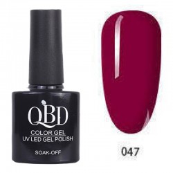 Επαγγελματικό Ημιμόνιμο Βερνίκι QBD Color Gel UV LED GEL POLISH SHELLAC SOAK-OFF 10ML - 047