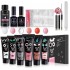 Mobray Poly Nail Gel Kit, Builder Gel for Quick Nail Gel Nail Extension Kit 15ml 4pcs Starter Kit Professional Technician All-in-One French Manicure Kit for Nail Enhancement 