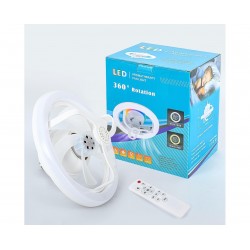 Ανεμιστήρας Οροφής + Λάμπα LED RGB + Αρωματοθεραπεία 3 σε 1 50W με Τηλεχειριστήριο