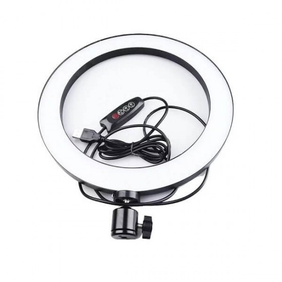 Combo A21| Φωτιστικό Δαχτυλίδι 26cm Ring Light LED & Δώρο Φωτιστικό Δαχτυλίδι 16cm Ring Light LED & Δώρο Τρίποδο Περιστρεφόμενη βάση για το φωτιστικό