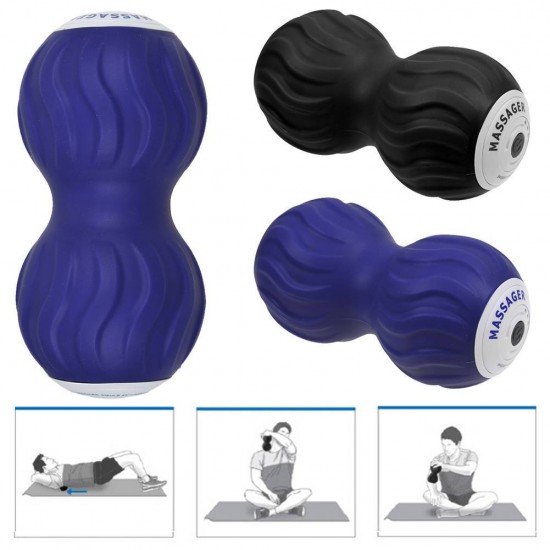 MASSAGE BALL ΜΕ ΔΟΝΗΣΗ - Vibrating Peanut Ball, Massage Trigger Point Therapy, Sports. Vulcan 4-Speed SUPER ΠΡΟΣΦΟΡΑ