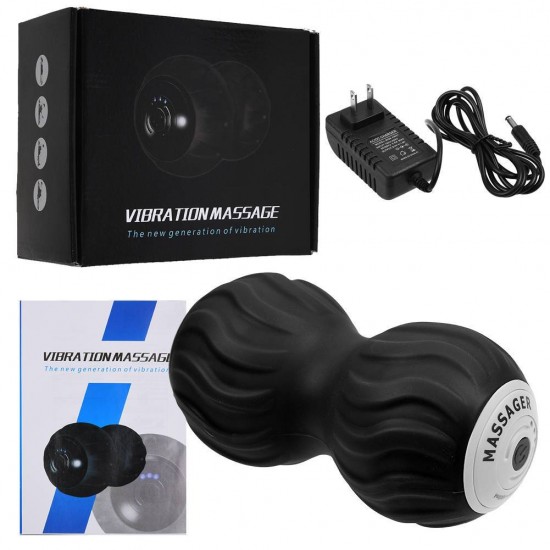 MASSAGE BALL ΜΕ ΔΟΝΗΣΗ - Vibrating Peanut Ball, Massage Trigger Point Therapy, Sports. Vulcan 4-Speed SUPER ΠΡΟΣΦΟΡΑ