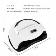 Επαγγελματική Λάμπα Πολυμερισμού BQ-V9 Nail lamp 168w