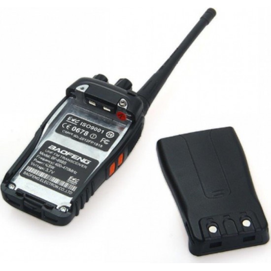 Baofeng BF-888S Ασύρματος Πομποδέκτης UHF/VHF 5W χωρίς Οθόνη  Σετ 4τμχ
