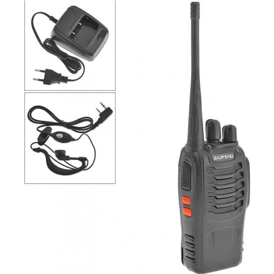 Baofeng BF-888S Ασύρματος Πομποδέκτης UHF/VHF 5W χωρίς Οθόνη  Σετ 10τμχ