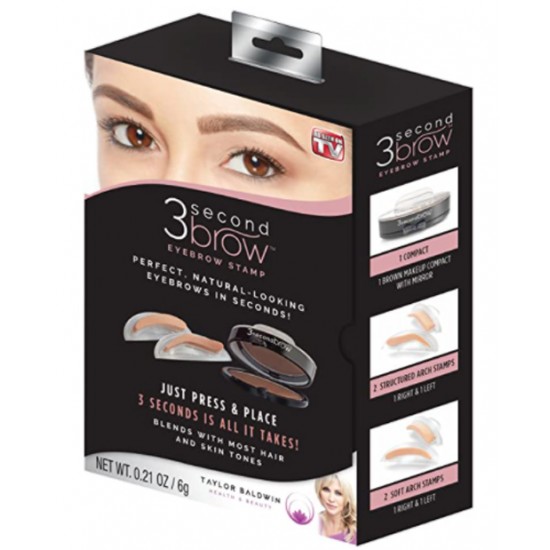 Bundle 33 | Στάμπες Για Σχηματισμό Φρυδιών 3 Second Eyebrow Stamp -Stencils Φρυδιών & Flawless Συσκευή Αποτρίχωσης Φρυδιών & Flawless Συσκευή Αποτρίχωσης προσώπου