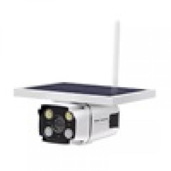 Ηλιακή κάμερα 4G αυτόνομη IP - WIFI εξωτερικού Χώρου - Αδιάβροχη - Νυκτός - Καταγραφή σε SD Card - Internet μέσω κάρτας SIM - Χωρίς Ρεύμα με ηλιακό πάνελ