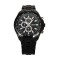 Curren 8023 Ρολόι Χρονογράφος Μπαταρίας με Μεταλλικό Μπρασελέ σε Μαύρο χρώμα