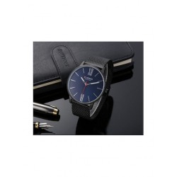 Curren 8238 Ρολόι Μπαταρίας με Μεταλλικό Μπρασελέ Blue